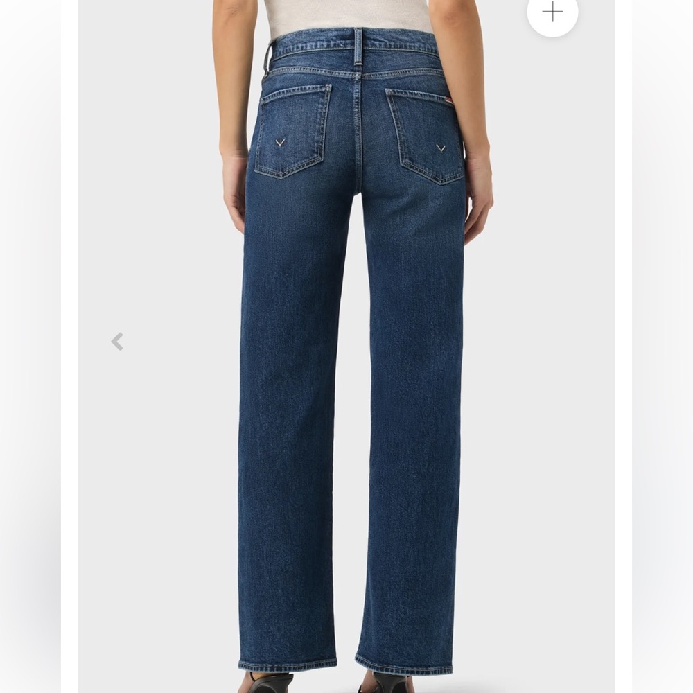 Hudson Rosalie High-Rise Wide Leg Women's Jeans in Azure - Picture 2 of 7